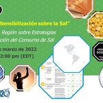 Semana de Sensibilización sobre la Sal- Webinar: "Avances en la Región sobre Estrategias para la Reducción del Consumo de Sal"