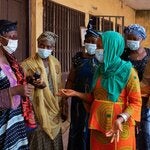 group of African women