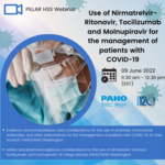 Use of Nirmatrelvir-Ritonavir, Tocilizumab and Molnupiravir for the management of patients with COVID-19