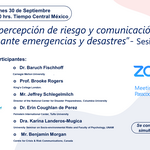 El rol de la percepción de riesgo y comunicación en la preparación ante emergencias y desastres