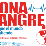 Dona sangre para que el mundo siga latiendeo