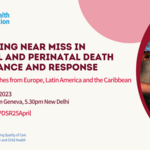 afiche de promoción con texto e imagen de embarazada