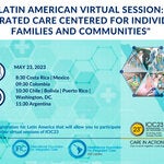 Event banner Integrated care centered for individuals, families, and communities 