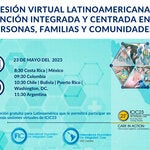 Baner anunciado el evento Atención integrada y centrada en las personas, familias y comunidades