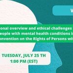 Regional overview and ethical challenges of research with people with mental health conditions in light of the Convention on the Rights of Persons with Disabilities 