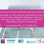 Organized by the Government of Chile, PAHO and WHO  logosOrganized by the Government of Chile, PAHO and WHO 