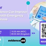 Banner webinar How Evidence Can Improve Urban Health Emergency Preparedness