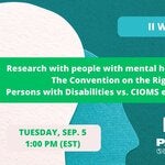  Second webinar on the ethical conduct of research with people with mental health conditions in Latin America  