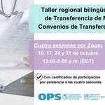 Taller regional bilingüe sobre Convenios de Transferencia de Materiales y Convenios de Transferencia de Datos