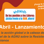 De los pueblos a los líderes: ¡Actúa frente a la RAM, ahora!