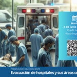 hospital emergency room - an ambulace can be seen at the entrance 