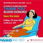 Save the date! World Blood Donors Day 2024