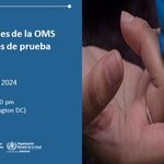 Webinario: Recomendaciones de la OMS para los servicios de prueba de VIH