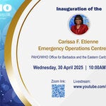Flyer for inaguration of EOC
