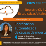 Clase Magistral: Codificación automatizada de causas de muerte