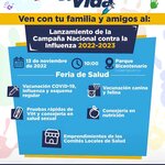 "Vacúnate y sé un influenzador de vida" Campaña Nacional de Vacunación contra la Influenza
