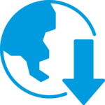 world down rates icon