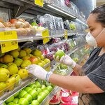 market and vegetables