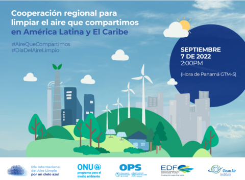 Evento virtual: Cooperación regional para limpiar el aire que compartimos en América Latina y el Caribe