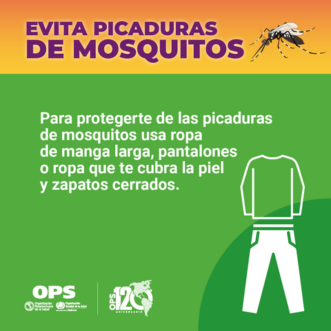 Evita picaduras de mosquito - La vestimenta