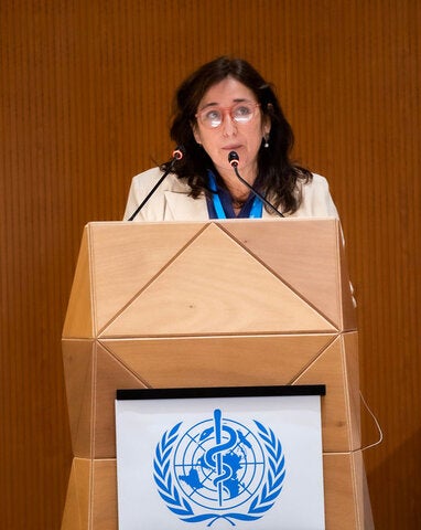 Minister of Health of Chile, María Begoña Yarza 