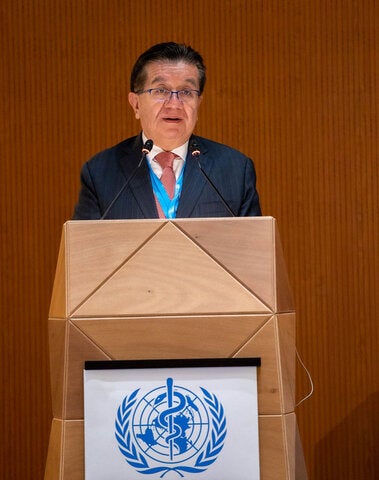 Minister of Health of Colombia, Fernando Ruiz