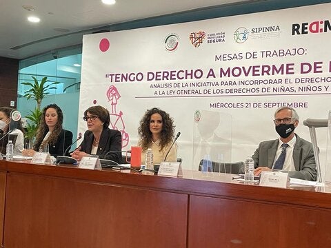 Mesas de trabajo “Tengo derecho a moverme con seguridad