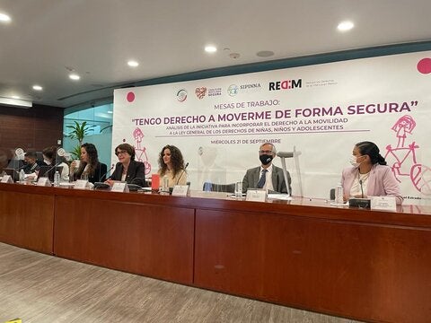 Mesas de trabajo “Tengo derecho a moverme con seguridad