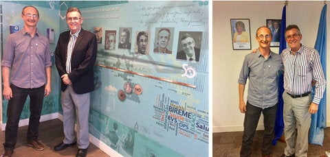 Presidente do Conselho Nacional de Saúde visita a BIREME