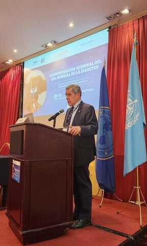 PAHO/WHO Representative in México, Dr. José Gerardo Moya.