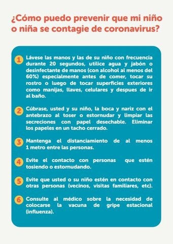 Pag 1 Recomendaciones para padres y cuidadores de niños y adolescentes con cáncer durante COVID-19