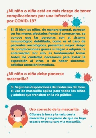 Pag 4 Recomendaciones para padres y cuidadores de niños y adolescentes con cáncer durante COVID-19