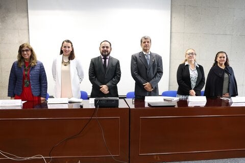 Presidium con los ponentes en la reunión REANVE 2024
