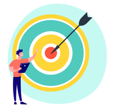 Imagen de laboratorio con gráficos alusivos