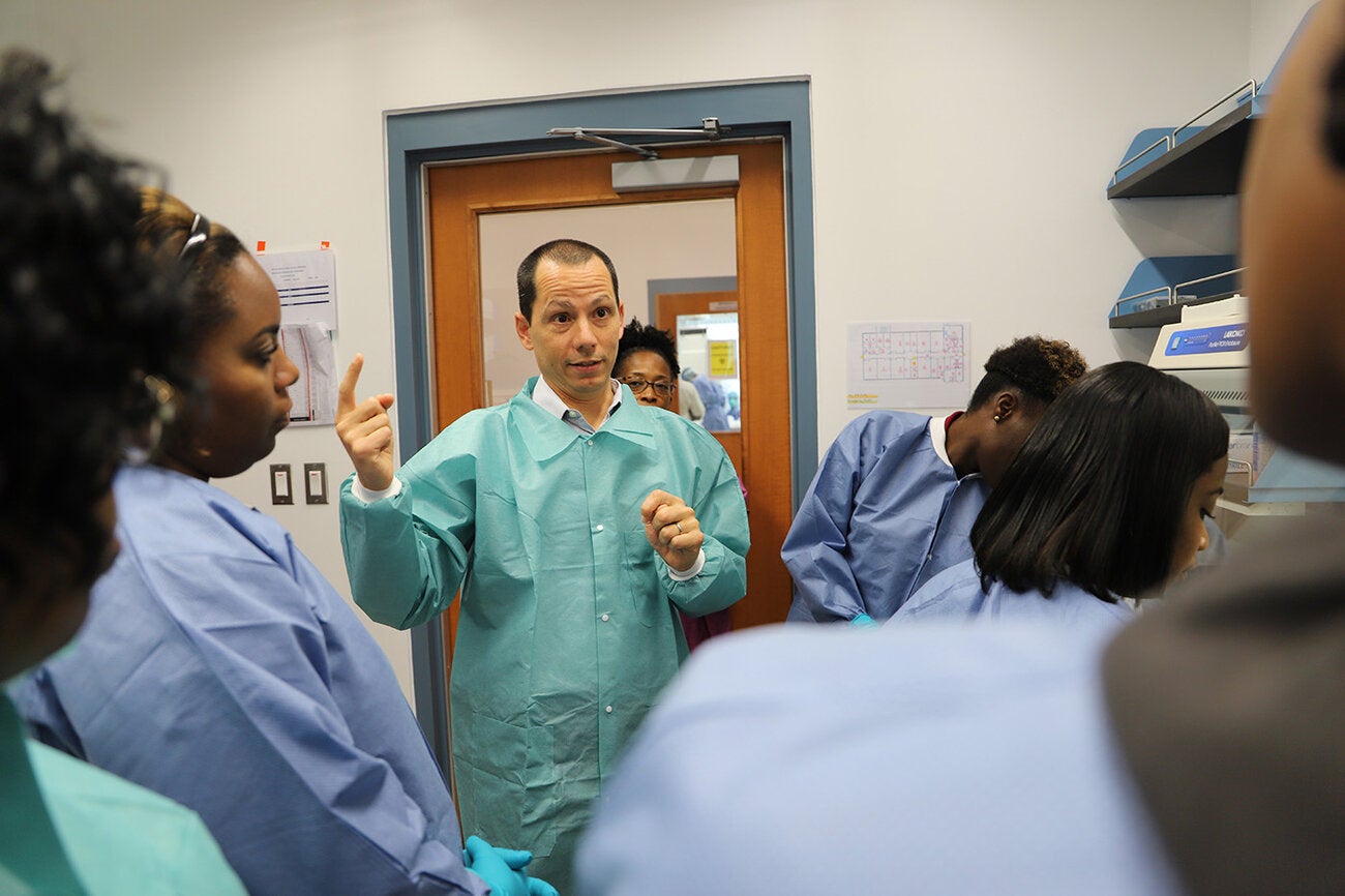 The two-day training was facilitated by Virologist, Dr Lionel Gresh