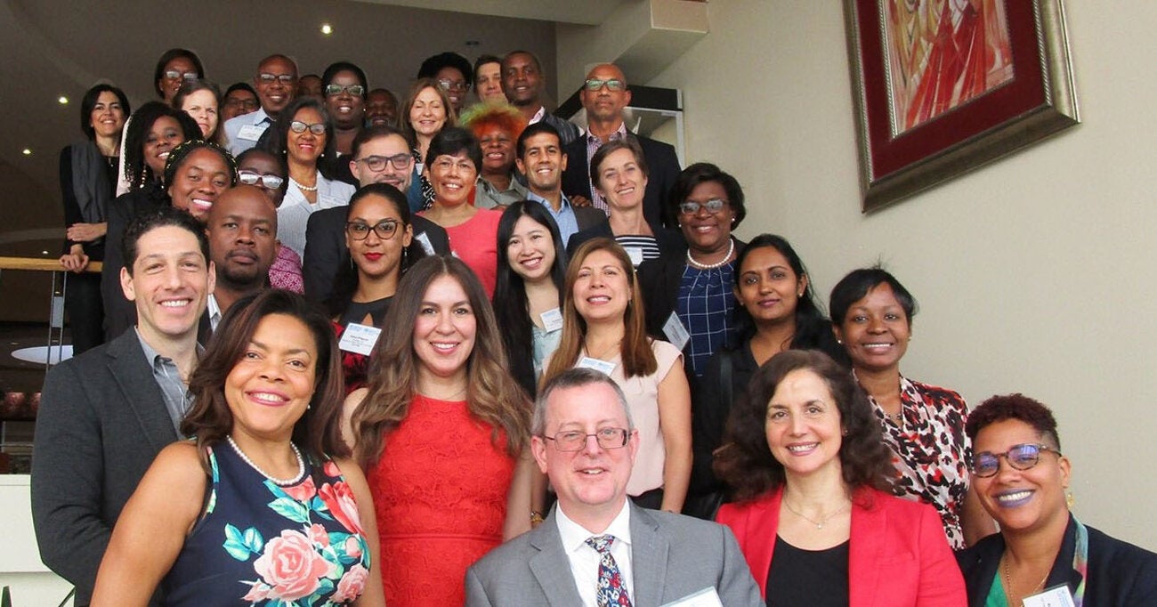 Participants in the Childhood Cancer meeting