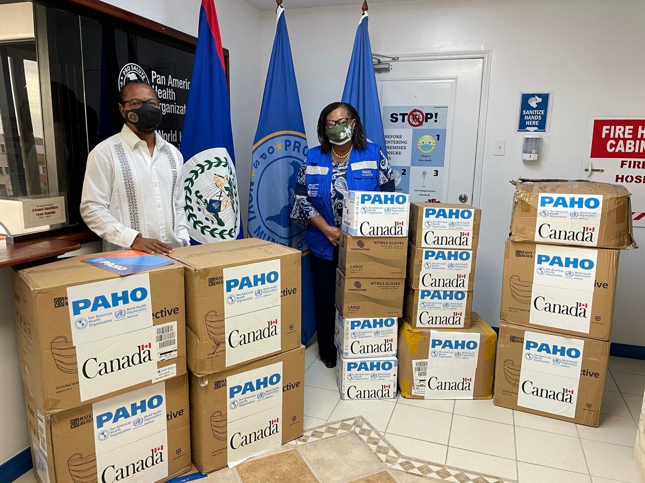 belize paho prison donation