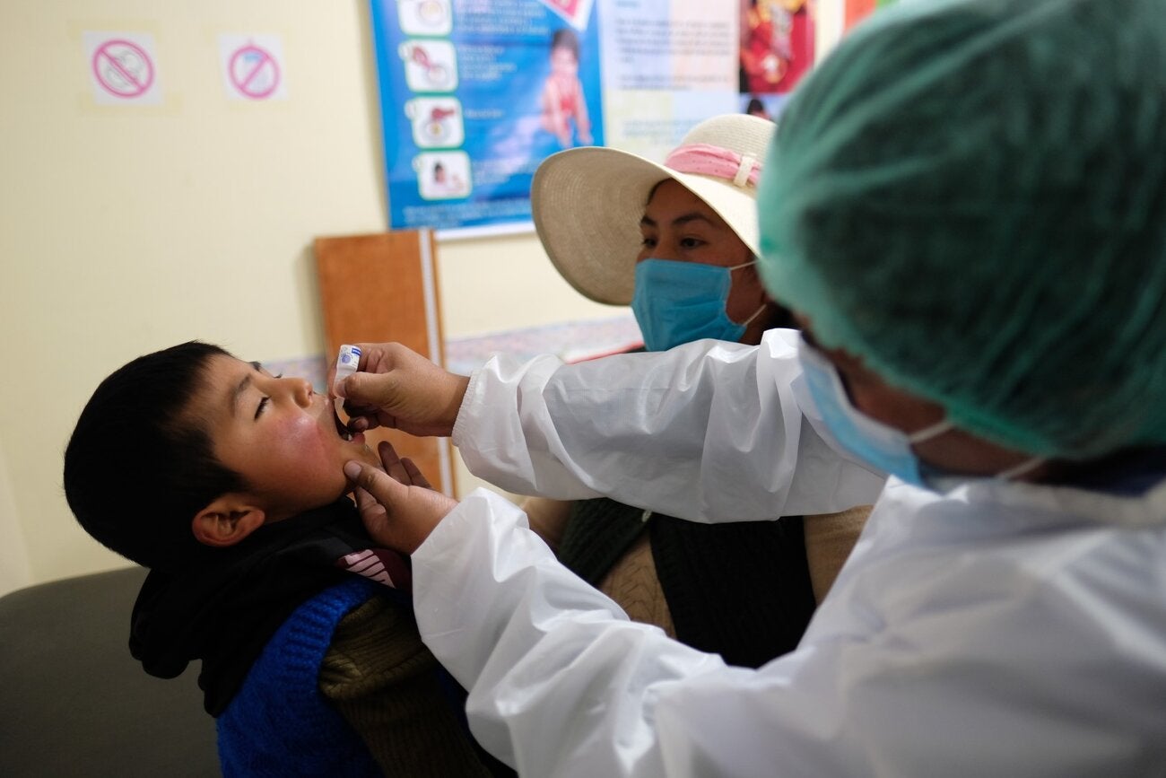 La Paz Bolivia Laja Inmunizacion