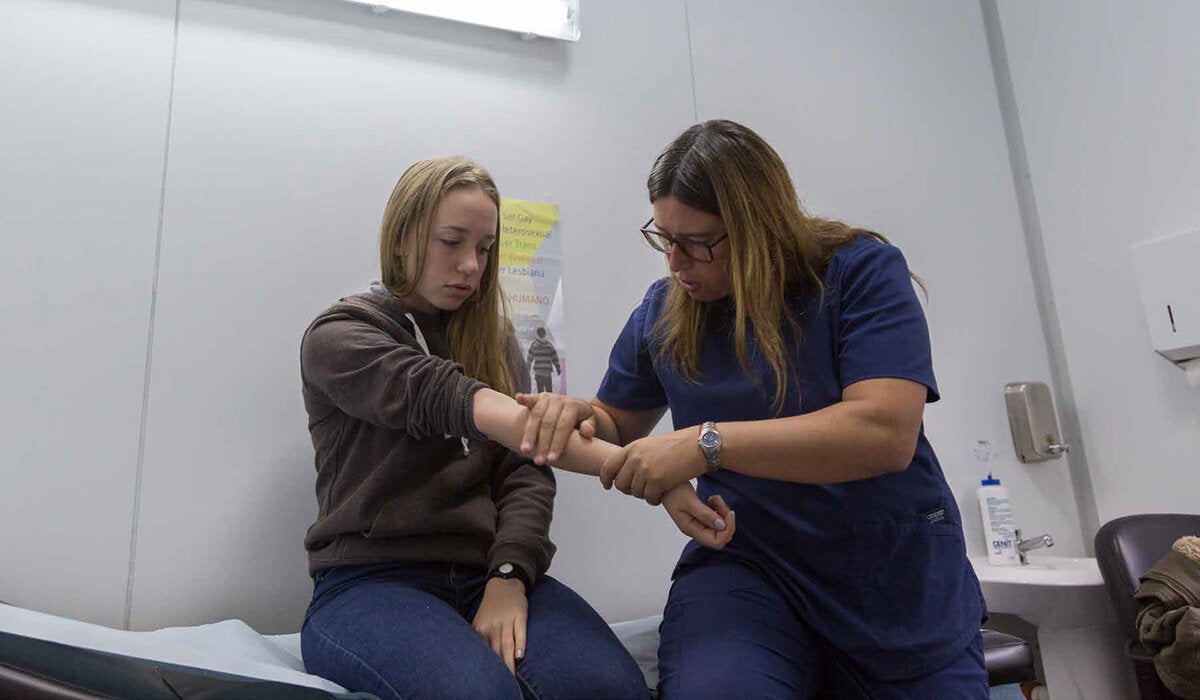 revisando la presión