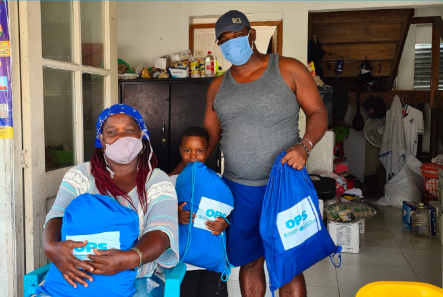 kits humanitarian aid Haiti