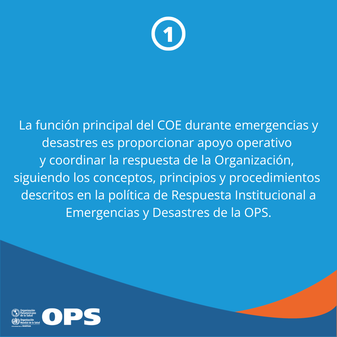 COE función de emergencias 1
