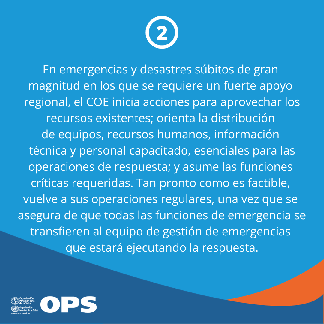 COE función de emergencias 2