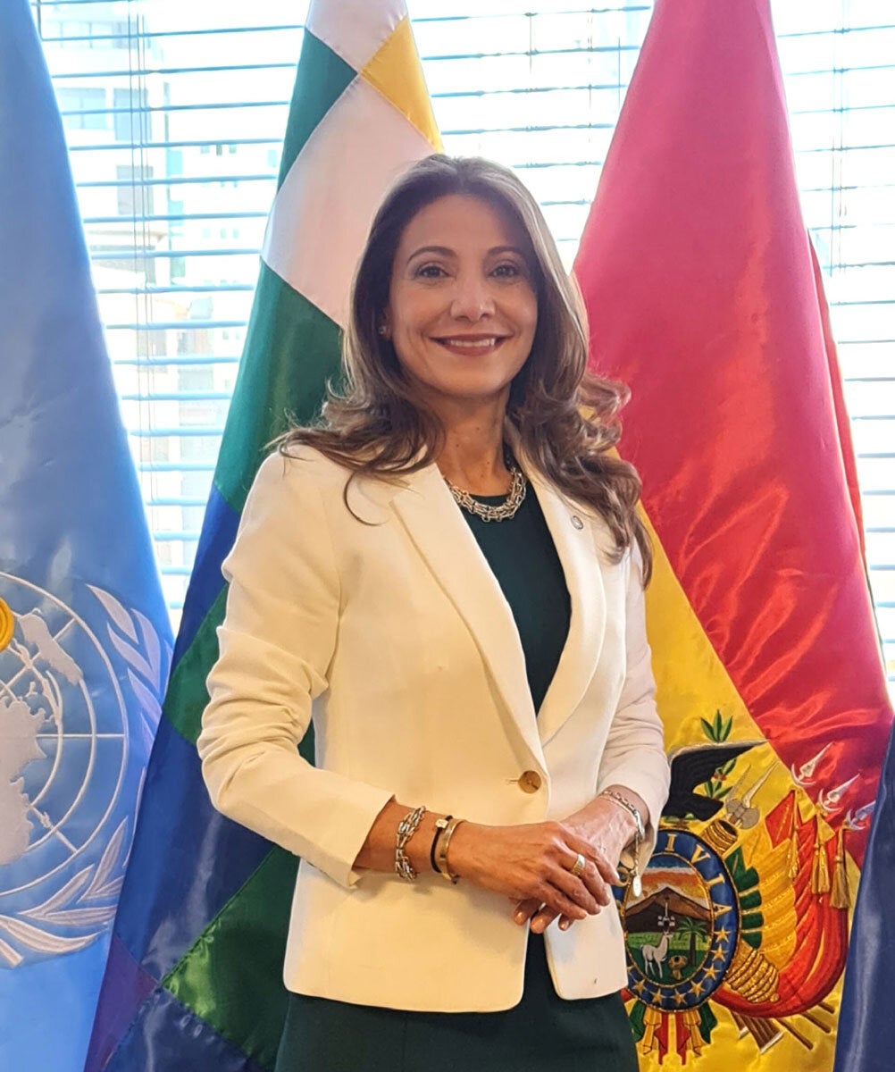 Alma Morales Salinas, representante de OPS en Bolivia