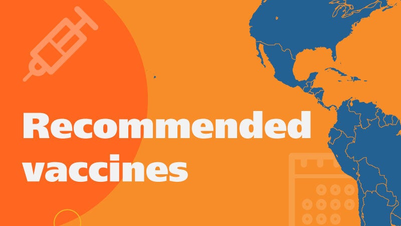 Recommended vaccines