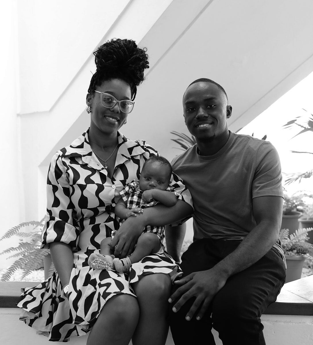 couple and baby