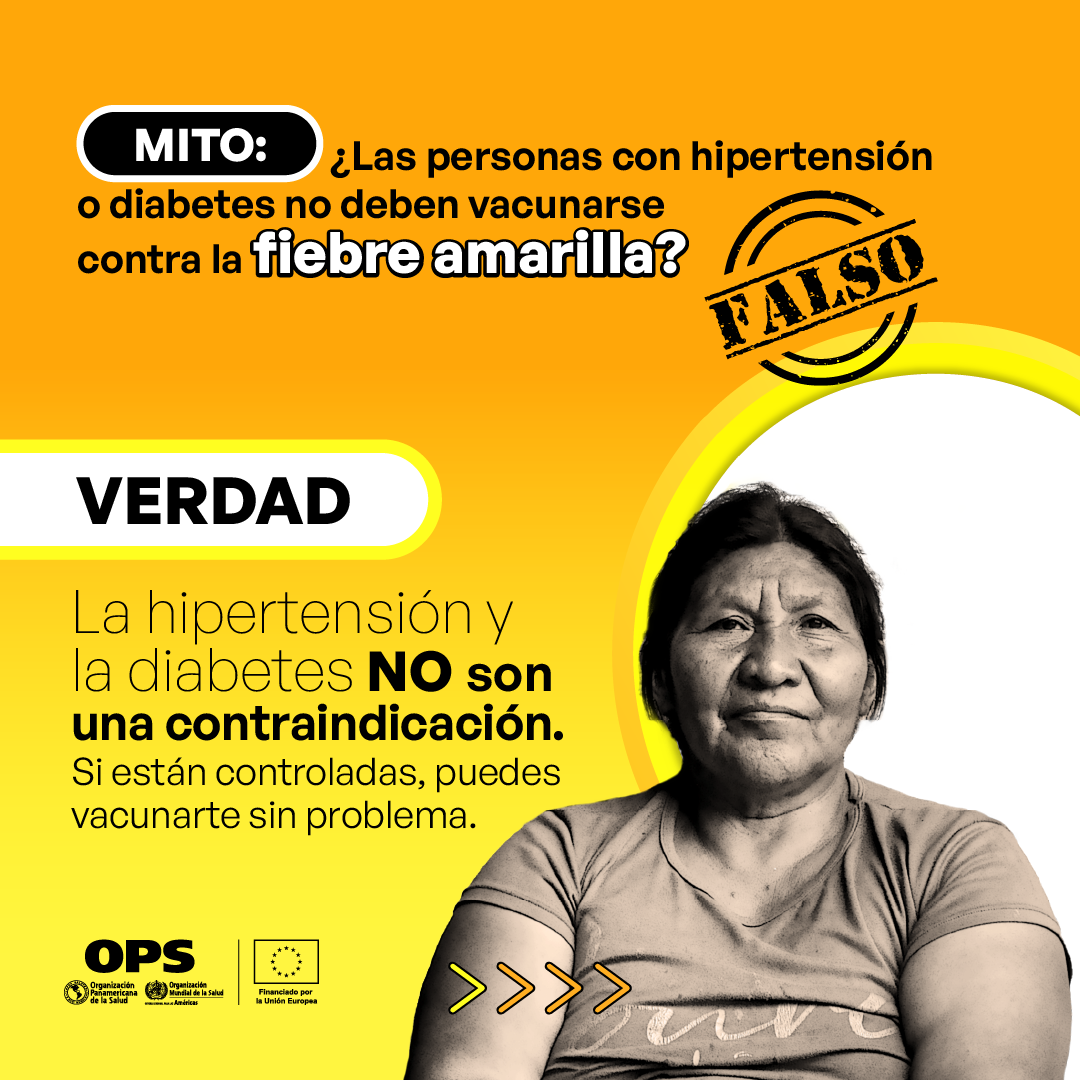 Mito sobre fiebre amarilla e hipertensión