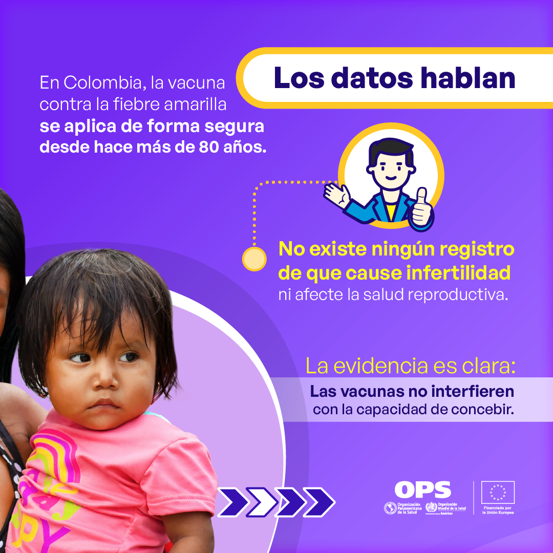 Mitos sobre fiebre amarilla e infertilidad