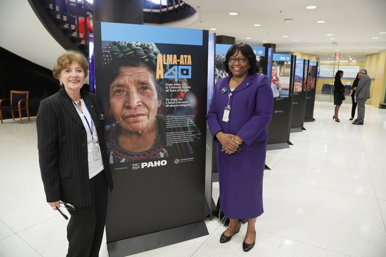 Dr. Mirta Roses Periago, Director Emeritus PAHO/WHO, Dr. Carissa F. Etienne, PAHO/WHO Director