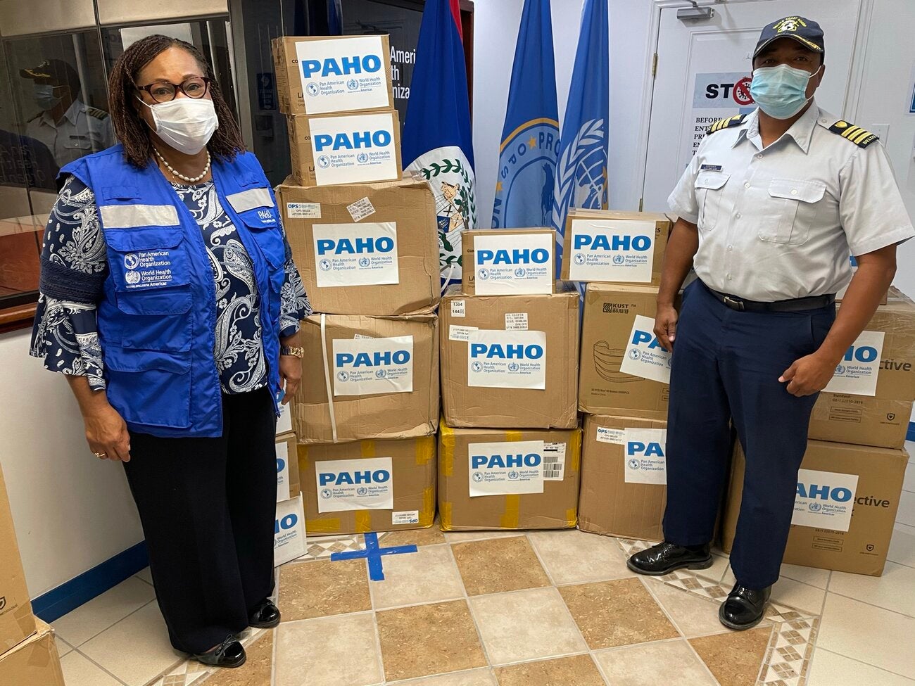 belize paho donates coastguard