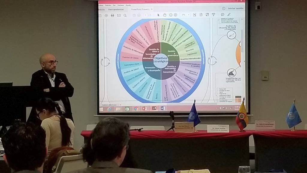 Presentation of the Information Systems for Health (IS4H) Project for the countries of South America. Bogotá, Colombia, July 2018